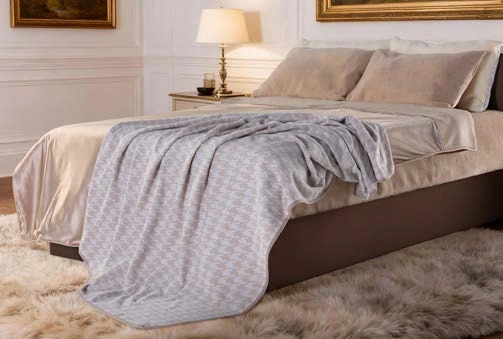 Houndstooth Light Blanket BI017, foto katalog